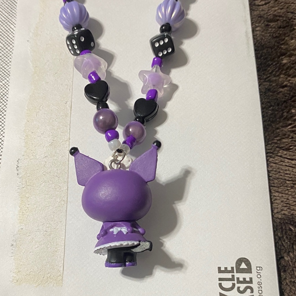 Hello Kitty Kuromi Purple and Black Phone Accessory - Picture 4 of 4